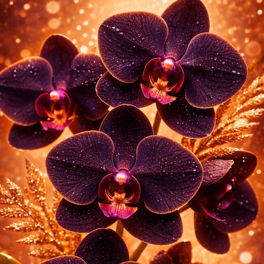 Brume illuminatrice cheveux et corps Black Orchid Mist Dazzling Shine Yokaba