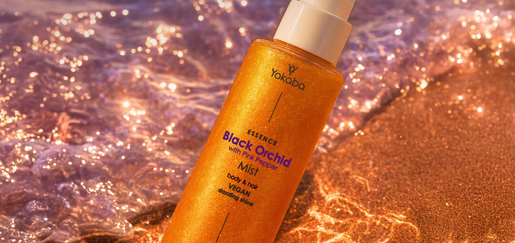 Brume illuminatrice cheveux et corps Black Orchid Mist Dazzling Shine Yokaba