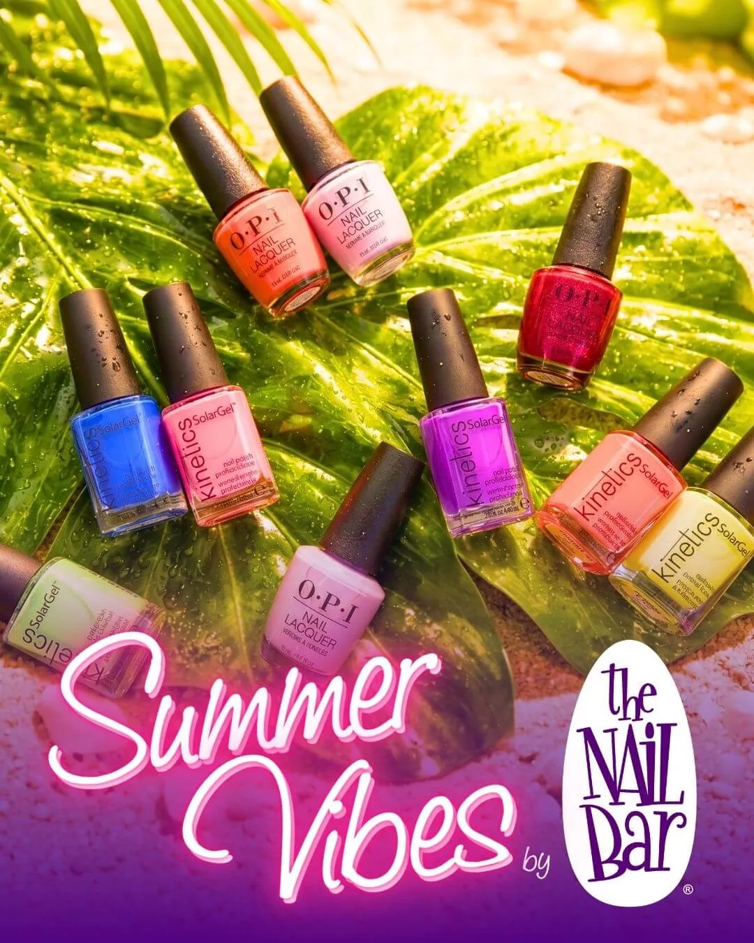 Summer Vibes by The Nail Bar : les couleurs OPI et Kinetics qui vont illuminer votre été 2026